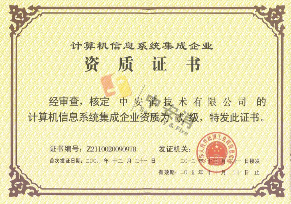 榮譽資質 計算機信息服務領域的卓越成就與權威認證